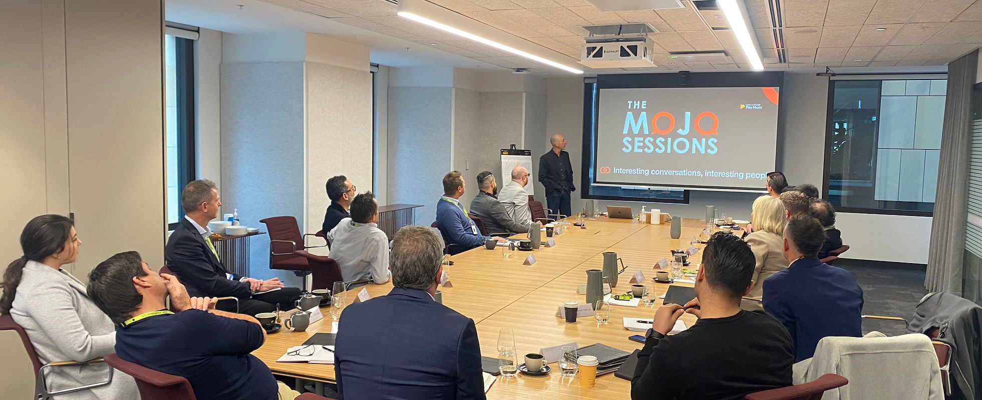 The Leadership Think Tank CEO peer advisory group gathered for a speaker session
